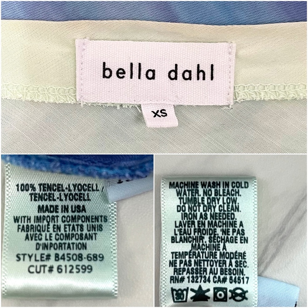Bella Dahl- Bias Cowl Neck Cami in Sea Spray Size XS. - Picture 12 of 12